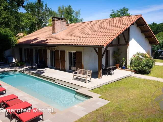 Maison aux volumes rares à deux pas du lac de Sanguinet — photo du bien
