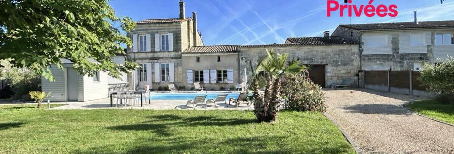 Maison 8 Pièces 215 m² à vendre à Marsas (33620)