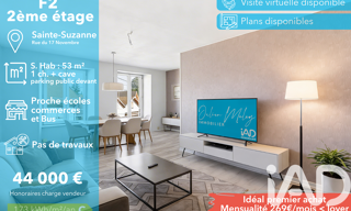 Appartement 2 Pièces 53 m² à vendre à Sainte-Suzanne (25630)