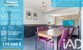 Maison 5 Pièces 117 m² à vendre à Dambenois (25600)