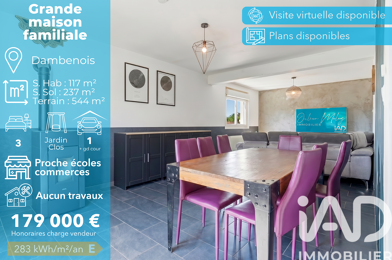 Maison 5 pièces 179000 €