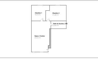 Appartement 3 Pièces 46 m² à louer à Lamure-sur-Azergues (69870)