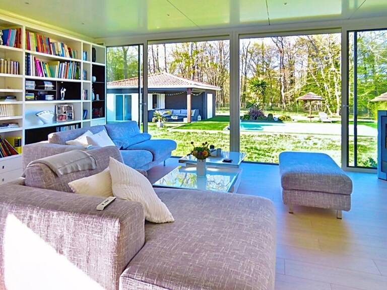 Belle maison familiale récente avec piscine sur grand jardin avec vue forêt à Camarsac — photo 1