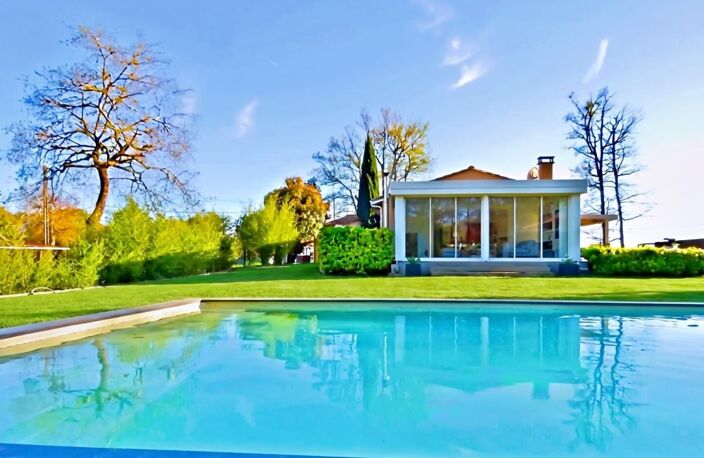 Belle maison familiale récente avec piscine sur grand jardin avec vue forêt à Camarsac — photo 2
