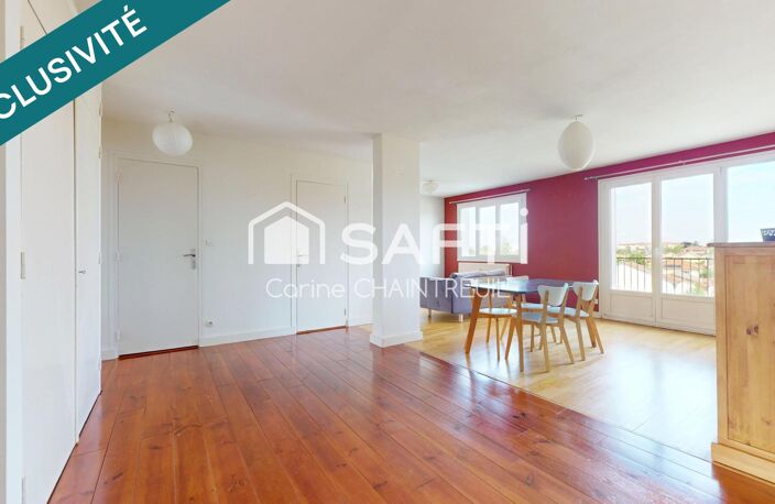 Dernier étage avec balcon et parking : un T3 modulable en T4 — photo 3