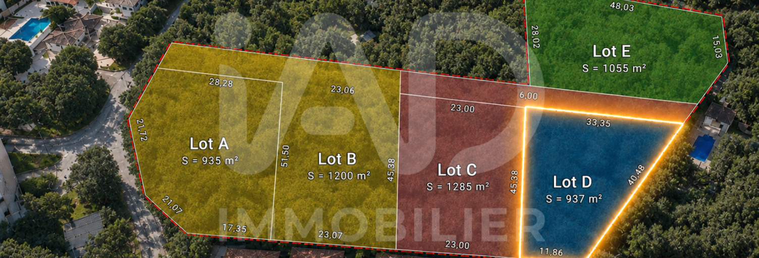 Terrain  937 m² à vendre à Saint-Siffret (30700)