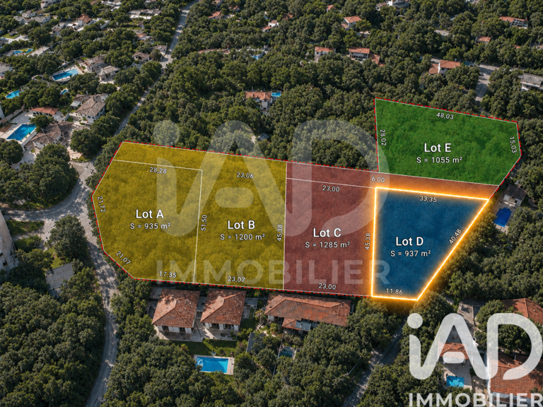 Vente Terrain à bâtir 937 m&sup2; — photo 1