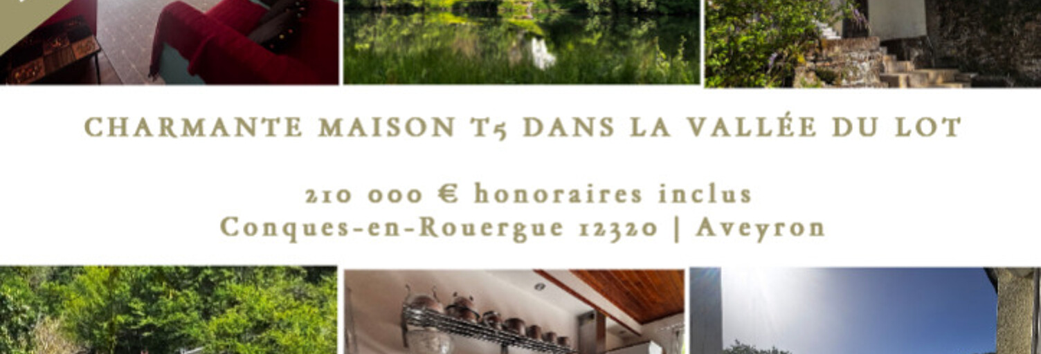 Maison 6 Pièces 108 m² à vendre à Conques-en-Rouergue (12320)