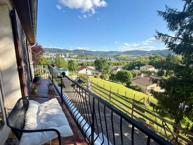 Maison individuelle à vendre de 6 pièces avec vue panoramique exceptionnelle - Unieux , hauteurs de Côte Quart — photo du bien