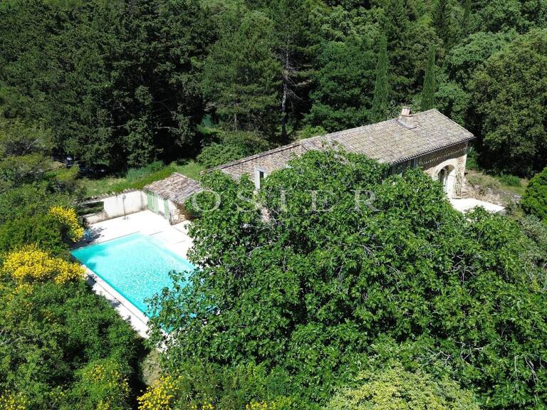 Grignan à 5 minutes– Propriété en pierre avec piscine et vue dég — photo 1