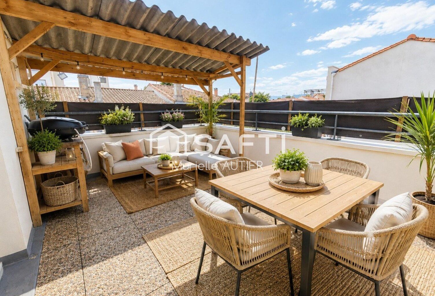 Maison de ville avec garage et terrasse — photo 1