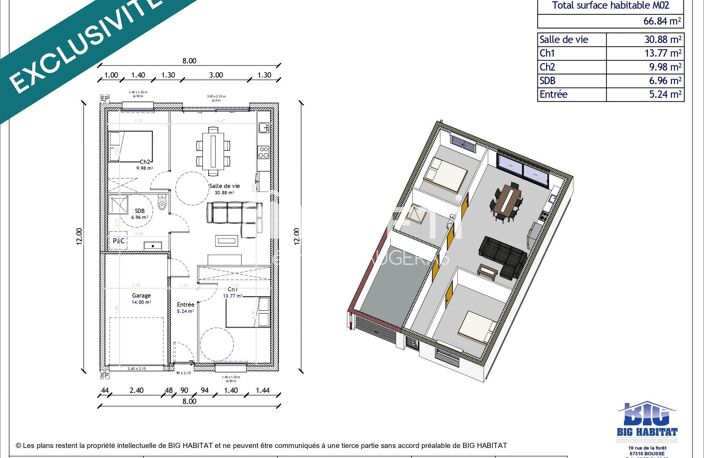 Maison neuve sur plan à Moineville — photo 3