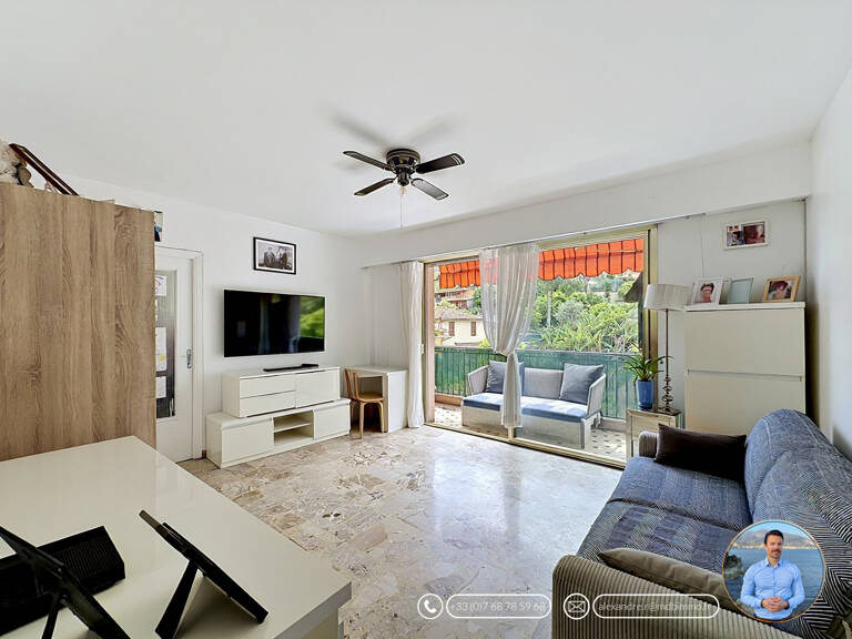 MENTON CAREÏ - VENDU LOUÉ - Un T1 de 33m2 avec BALCON côté c — photo 1