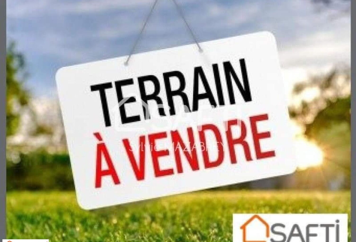 Terrain à bâtir viabilisé à la vente — photo 1