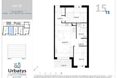 Appartement 3 pièces 232648 €