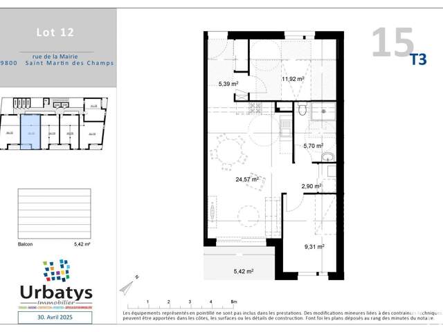 Vente Appartement 3 pièces — photo du bien
