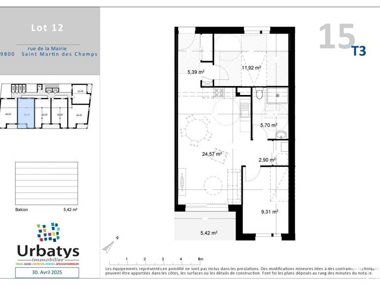 Vente Appartement 3 pièces — photo 1