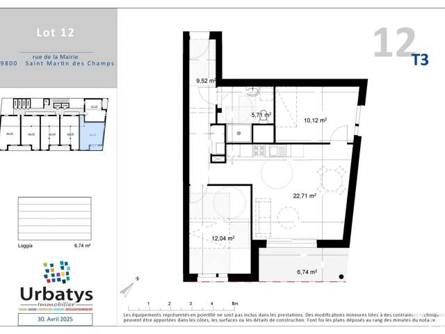 Vente Appartement 3 pièces — photo du bien