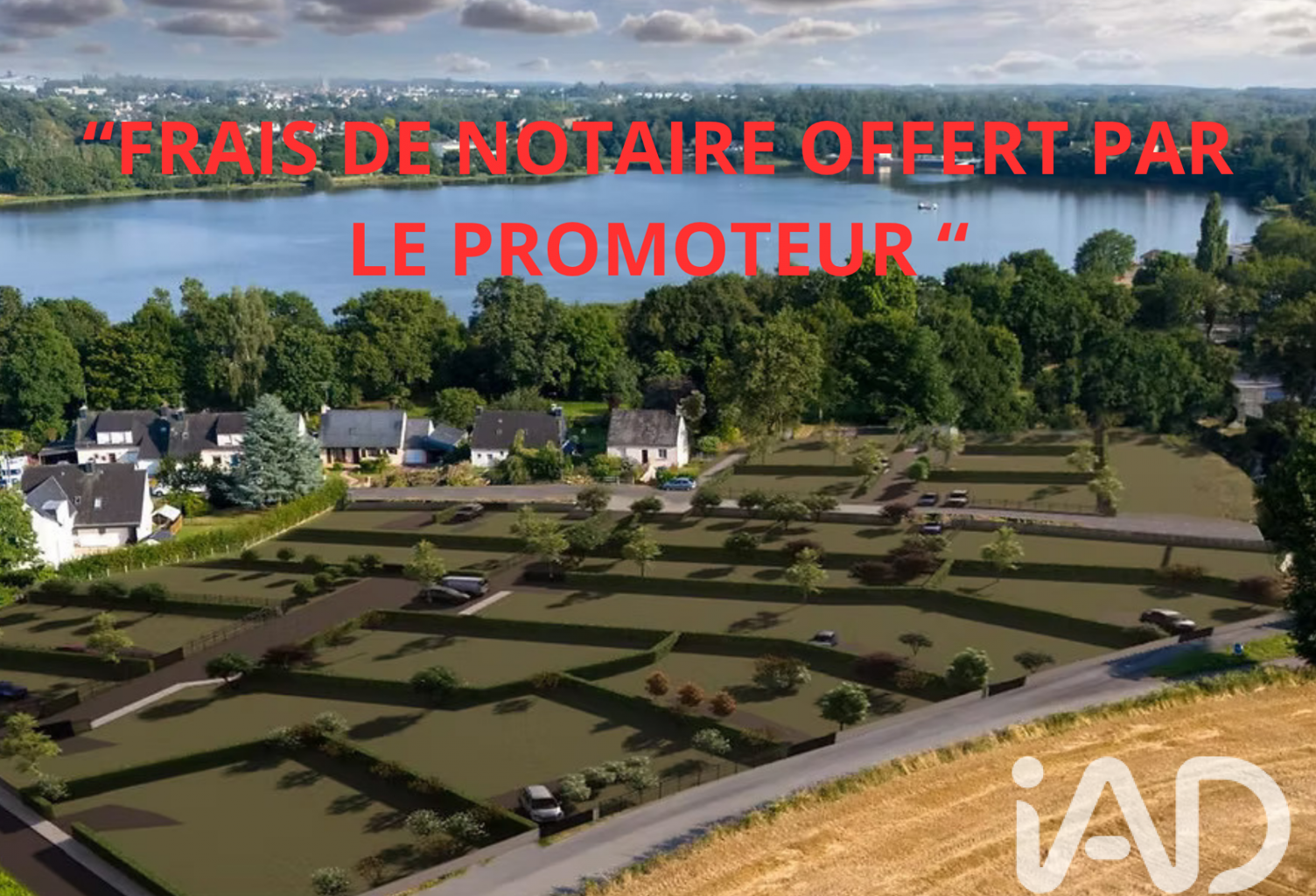 Vente Terrain à bâtir 830 m&sup2; — photo 1