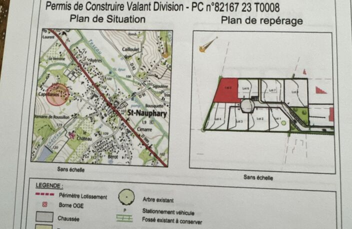 Vente Terrain à bâtir 764 m&sup2; — photo 2