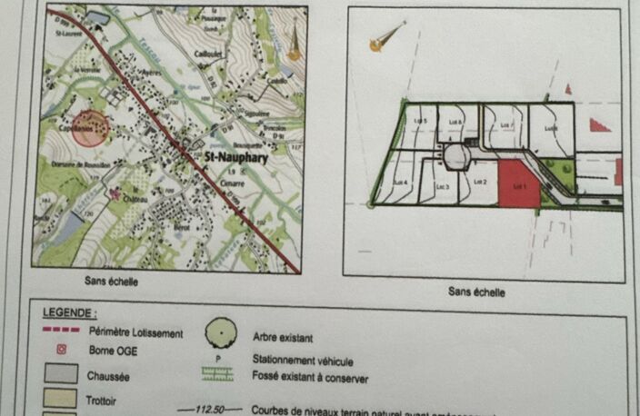 Vente Terrain à bâtir 651 m&sup2; — photo 2