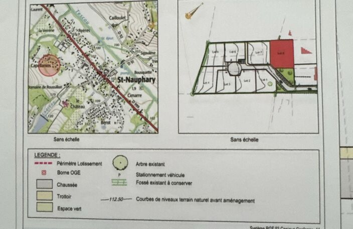 Vente Terrain à bâtir 960 m&sup2; — photo 2