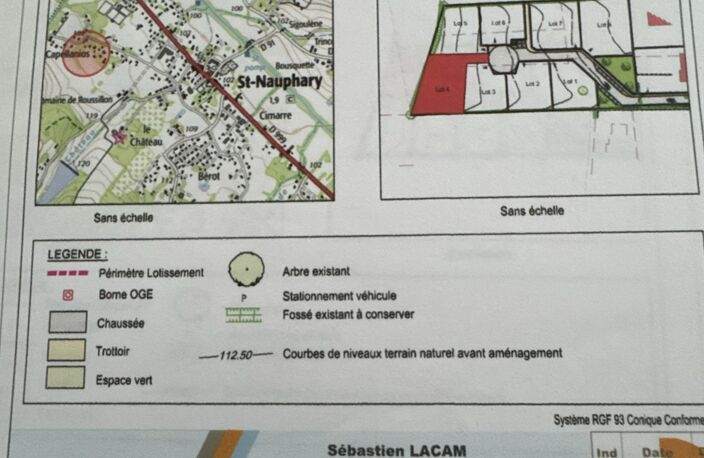 Vente Terrain à bâtir 937 m&sup2; — photo 2