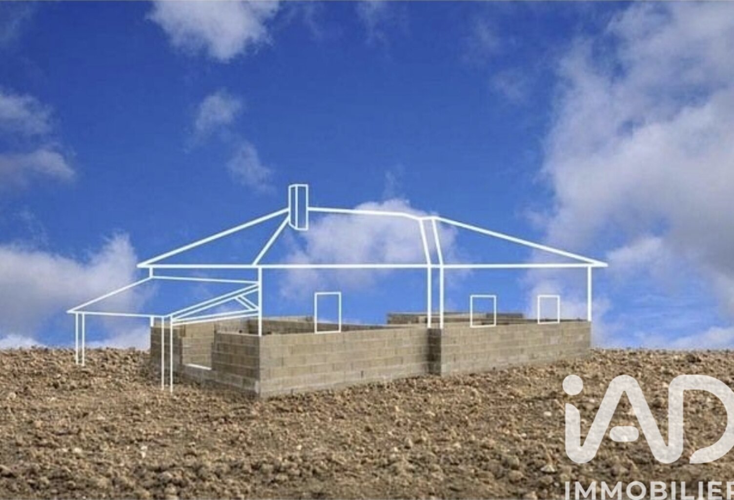 Vente Terrain 900 m&sup2; — photo 1