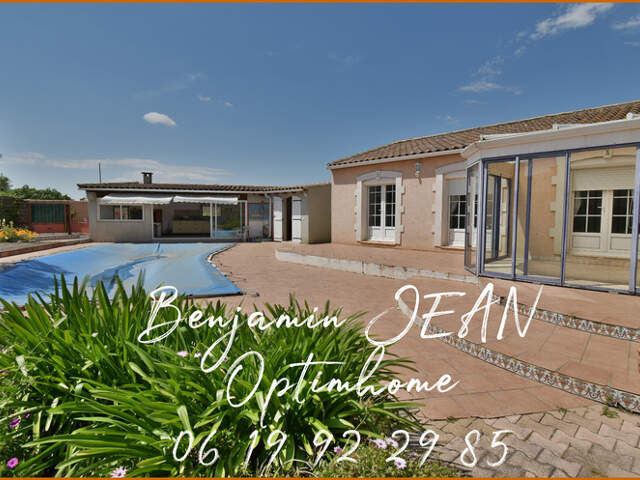 Maison de plain-pied 166m² avec piscine sur 1200m² à Sérignan – Gros potentiel ! — photo du bien
