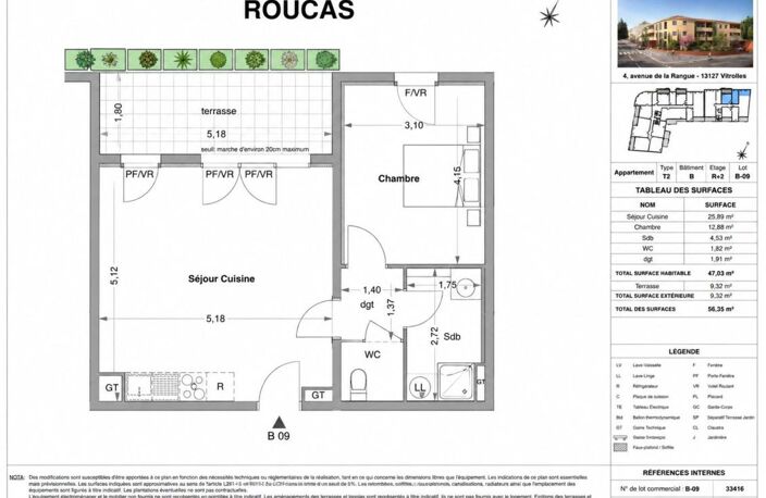 -- APPARTEMENT TYPE 2 AVEC TERRASSE - DOUBLE PARKING EN SOUS-SOL ET ACCÈS PMR - ÉLIGIBLE DISPOSITIF JEANBRUN OU LLI AVEC TVA RÉDUITE À 10% (222 800 €) SOUS CONDITIONS -- — photo 3