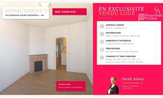Appartement 3 Pièces 42 m² à vendre à Villeneuve-Saint-Georges (94190)