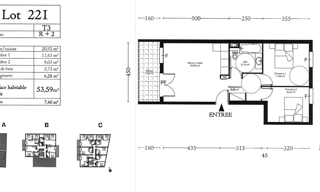 Appartement 3 Pièces 55 m² à vendre à Sète (34200)