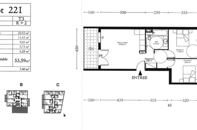 Appartement 3 pièces 159000 €