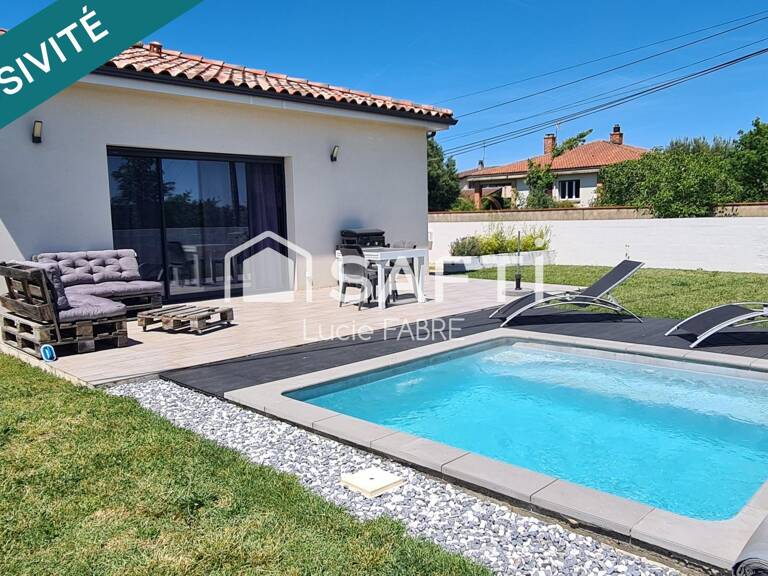 Maison contemporaine plain pied avec piscine Aussonne — photo 1