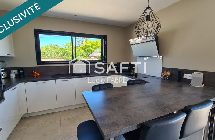 Maison contemporaine plain pied avec piscine Aussonne — photo 4
