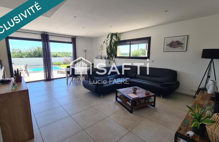 Maison contemporaine plain pied avec piscine Aussonne — photo 5