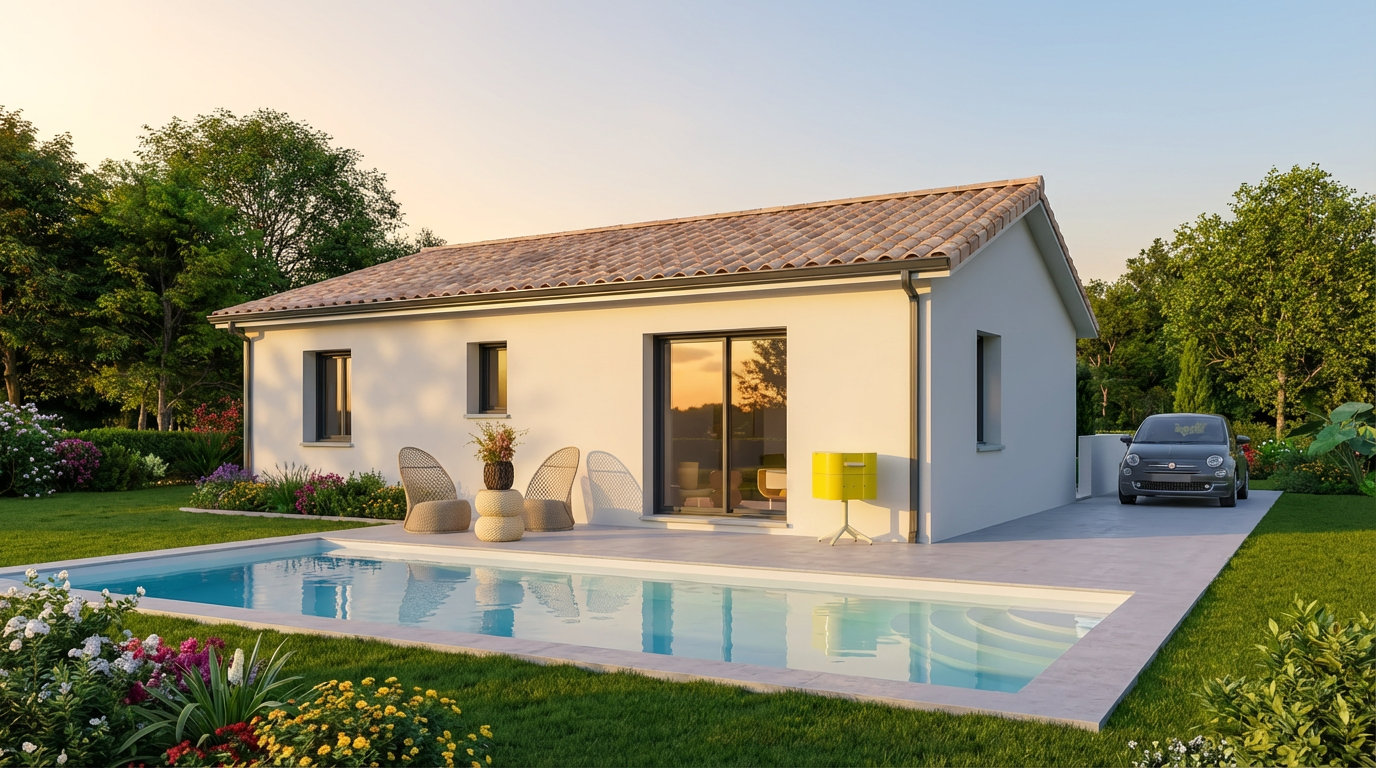 Madirac, Votre maison neuve 2 chambres avec terrain - à partir de 240 000 €