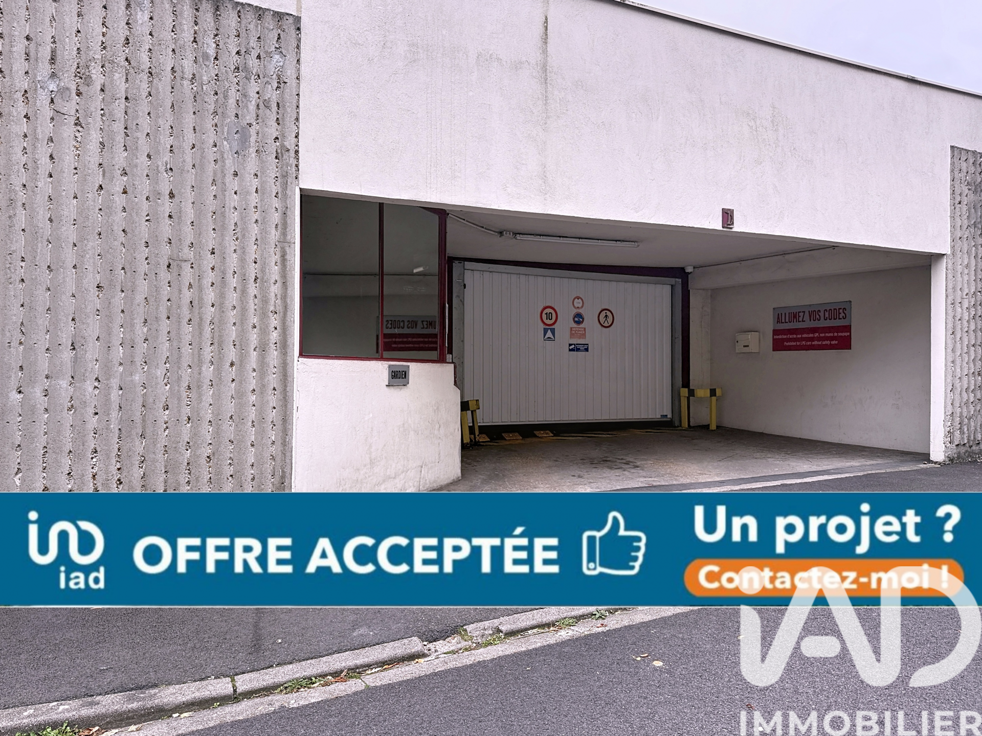 Parking à vendre, 13 m², Les Mureaux