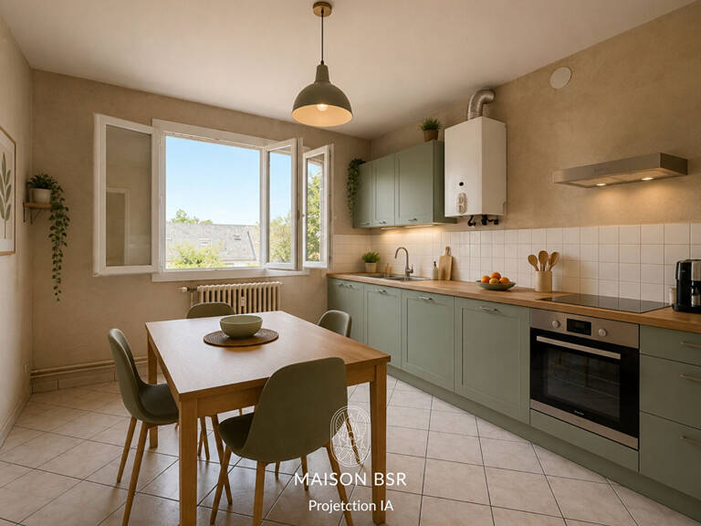 Appartement Nantes 4 pièces 76  m2 avec balcon et parking. — photo 1