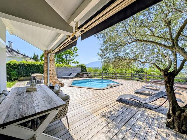 Aix-les-Bains - Villa rénovée avec vue lac et piscine — photo du bien