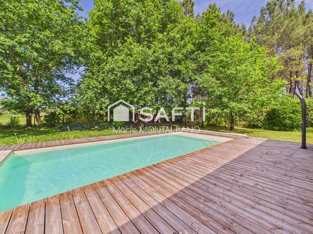 Maison 120m² avec piscine dans un écrin de verdure — photo du bien