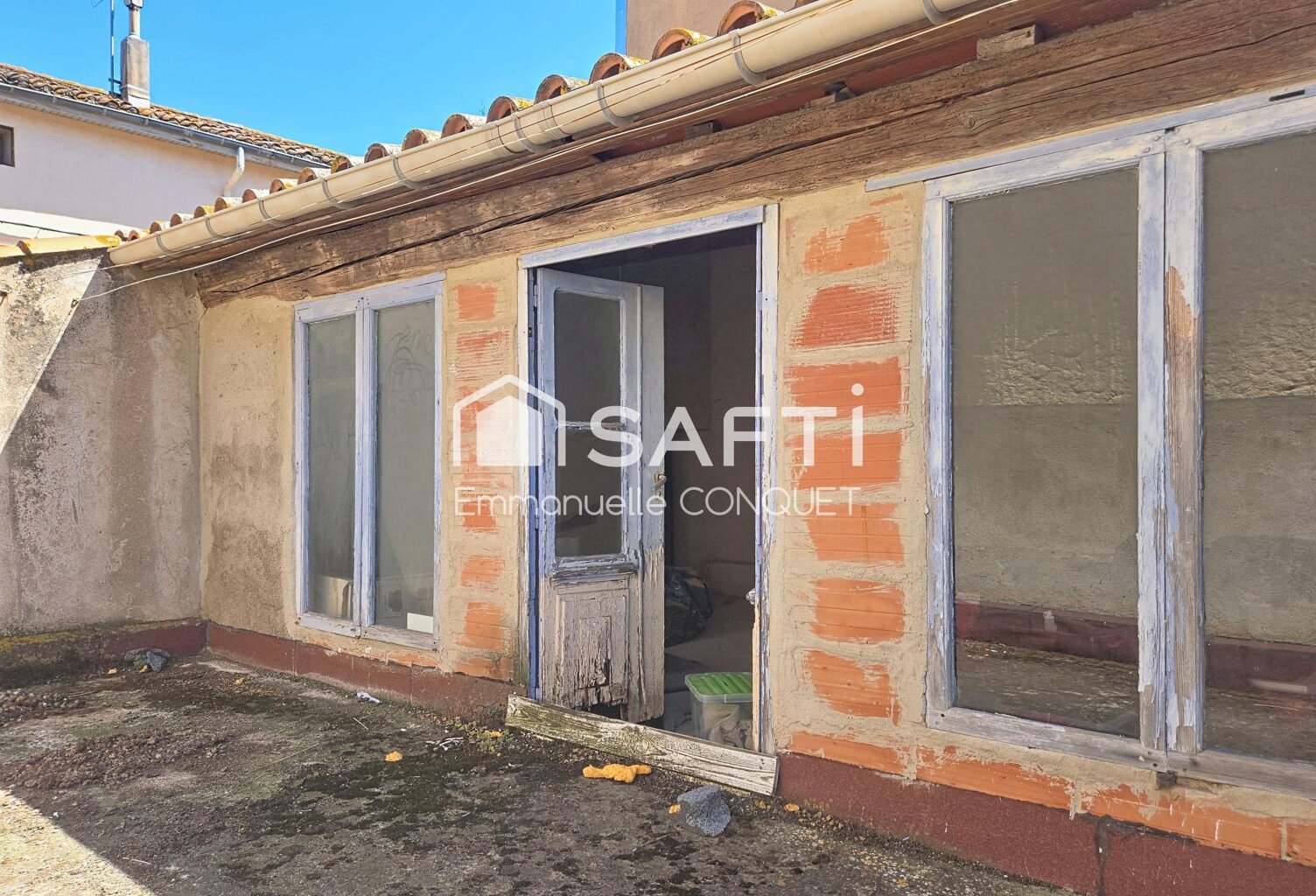 Remise de 120 m² viabilisée avec terrasse — photo 1