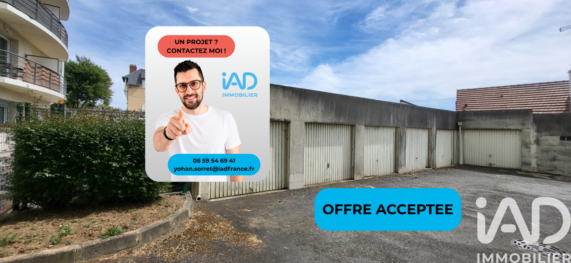 Parking à vendre, 13 m², La Riche