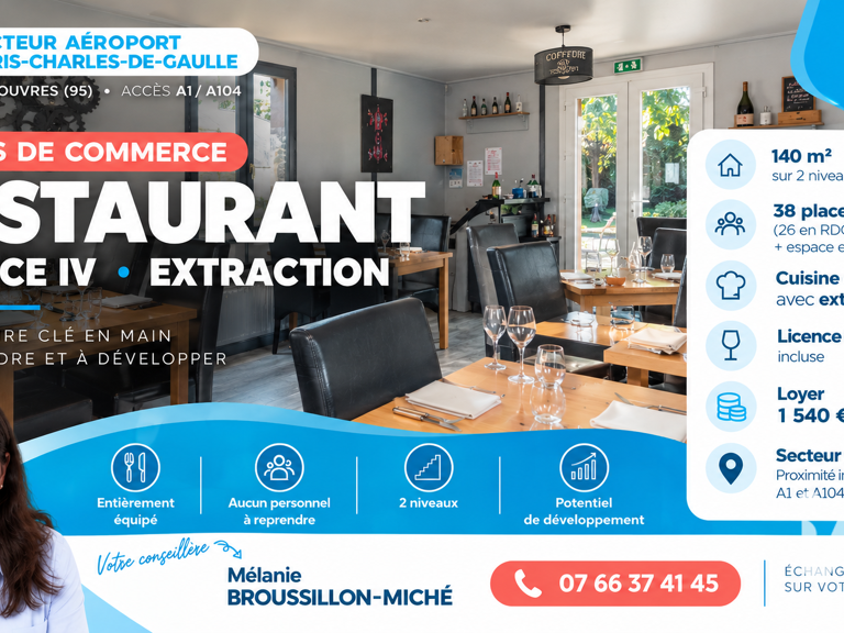 Vente Restaurant 140 m&sup2; — photo 1