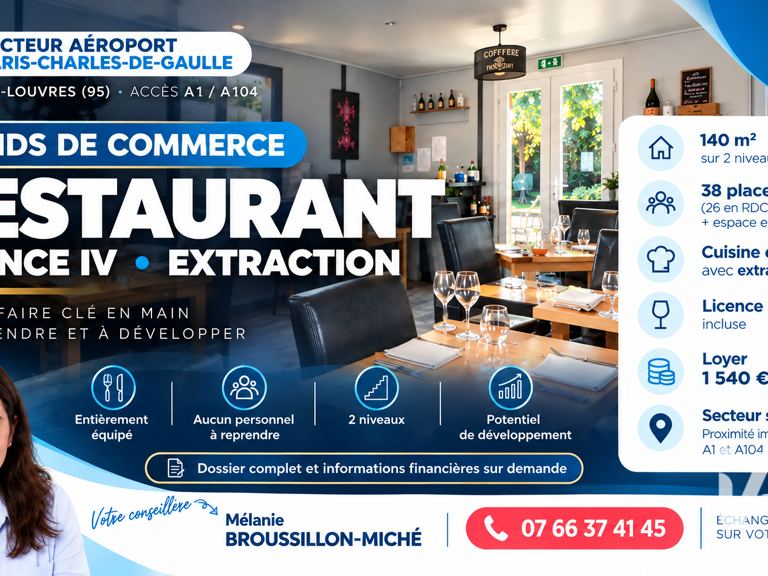 Vente Restaurant 140 m&sup2; — photo 1