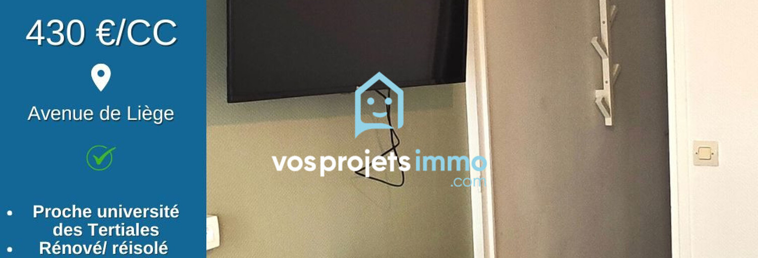 Appartement 2 Pièces 19 m² à louer à Valenciennes (59300)