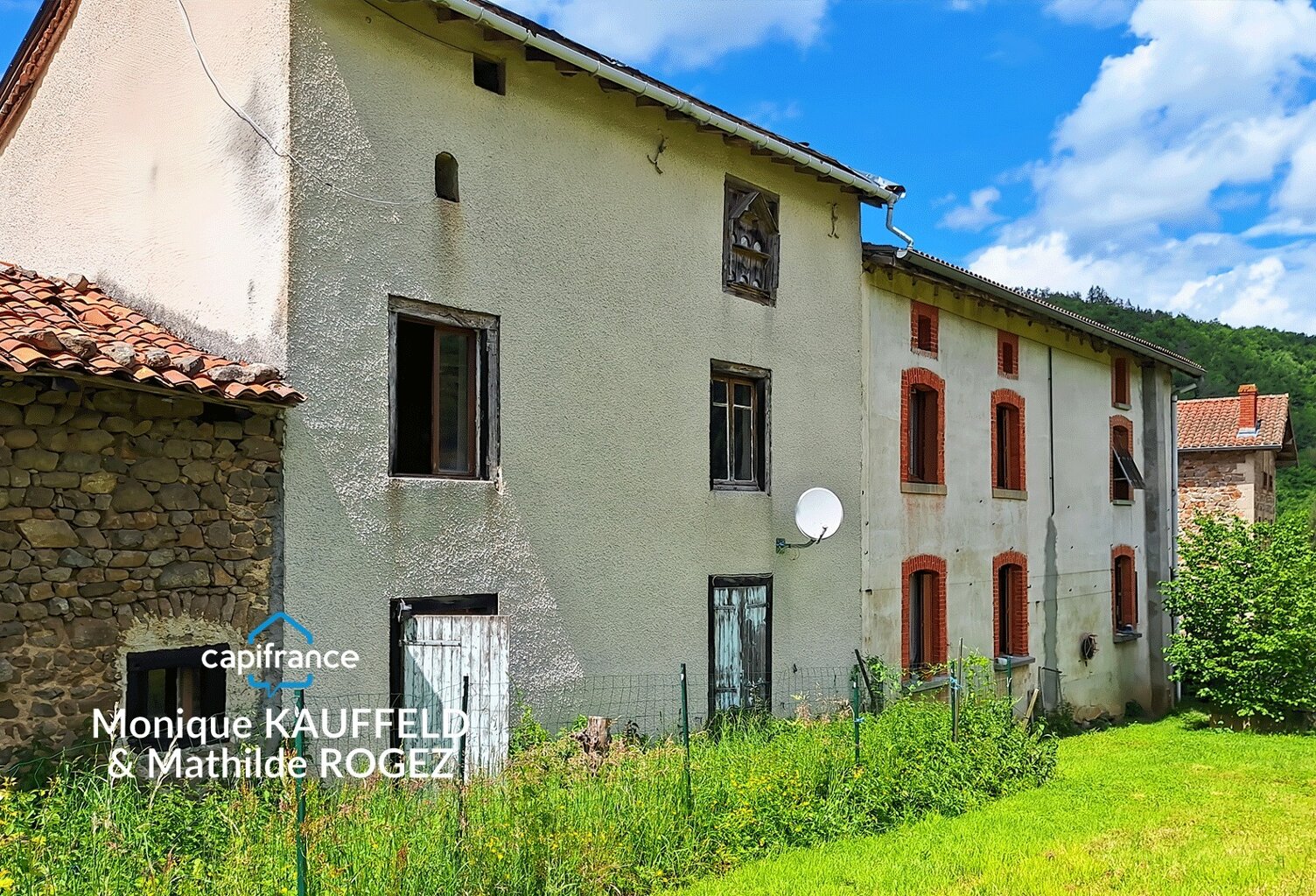 Maison de bourg à vendre 3 pieces avec jardin — photo 1