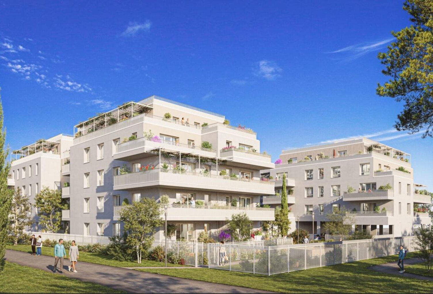 APPARTEMENT DERNIER ÉTAGE TYPE 3 AVEC TERRASSE ET DOUBLE PARKING EN SOUS-SOL DANS RÉSIDENCE NEUVE EN VEFA -- POSSIBLE TVA RÉDUITE À 5,5% SOUS CONDITIONS D'ÉLIGIBILITÉ (PRIX D'ACQUISITION RÉDUIT À 287500 €) -- — photo 1
