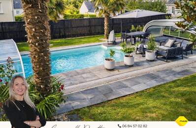 Maison avec piscine. Commerces à pied et cadre privilégié sur 930 m² de terrain. 15 minutes de Vannes — photo du bien