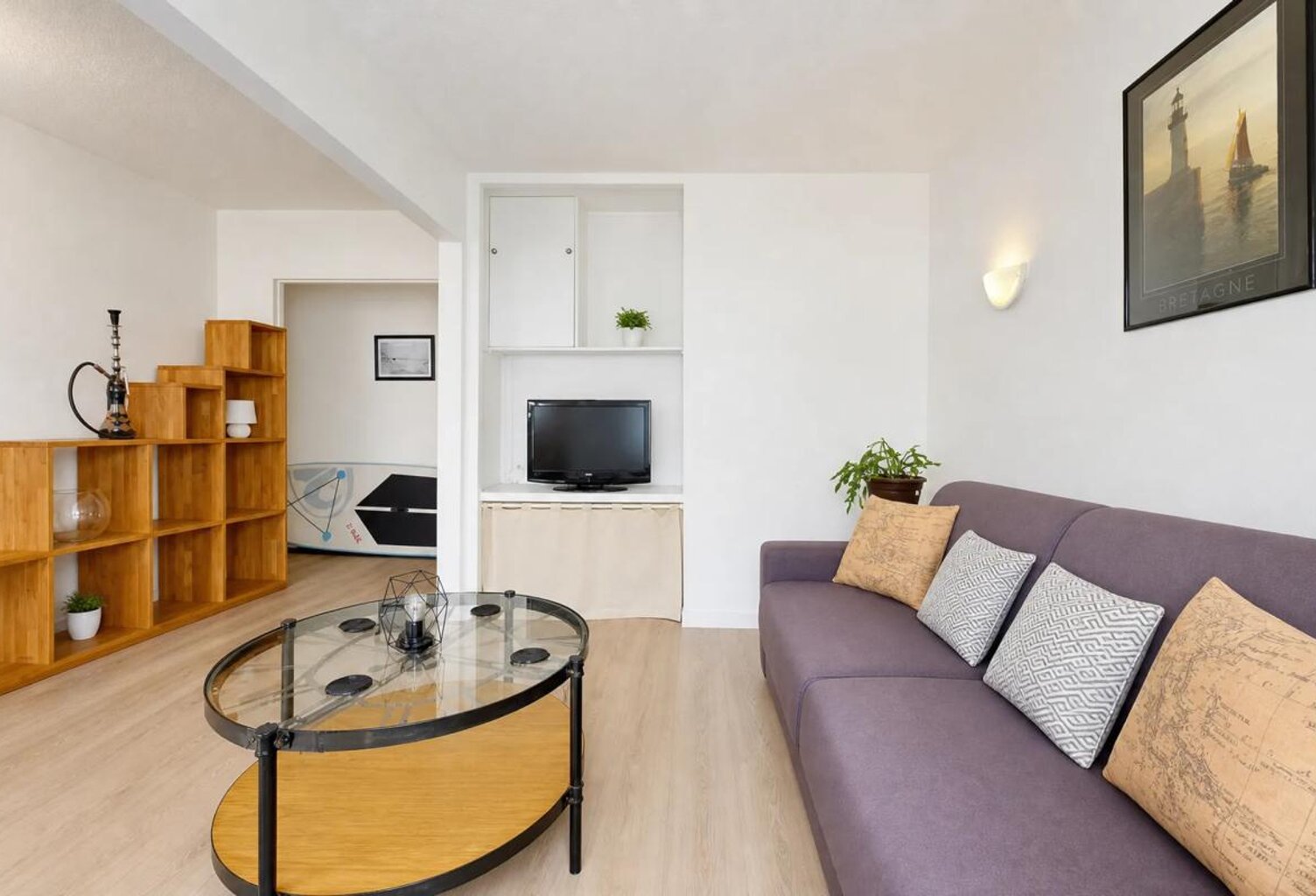 Appartement de 50m², 2 pièces, 1 chambre, en rez de chaussée — photo 1